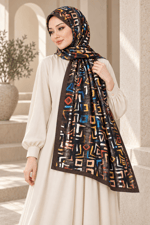 Desenli Soft Şal - 007