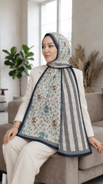 Desenli Soft Şal - 008