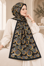 Desenli Soft Şal - 015