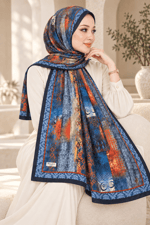 Desenli Soft Şal - 018