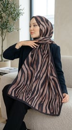 Desenli Soft Şal - 019