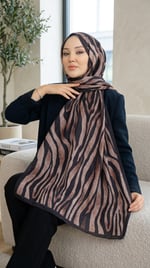 Desenli Soft Şal - 019
