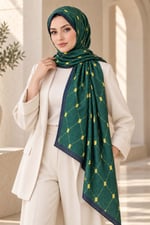 Desenli Soft Şal - 025