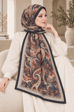 Desenli Soft Şal - 028