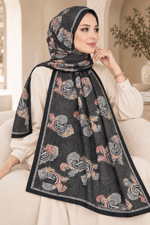 Desenli Soft Şal - 029