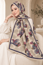 Desenli Soft Şal - 030
