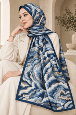 Desenli Soft Şal - 032