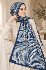 Desenli Soft Şal - 032