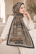 Desenli Soft Şal - 033