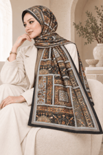 Desenli Soft Şal - 033