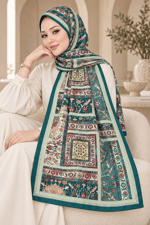 Desenli Soft Şal - 034