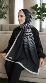 Desenli Soft Şal - 035