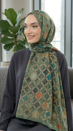 Desenli Soft Şal - 036