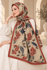 Desenli Soft Şal - 042