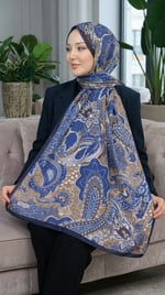 Desenli Soft Şal - 047