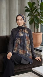 Desenli Soft Şal - 049