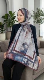 Desenli Soft Şal - 050