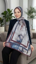 Desenli Soft Şal - 050