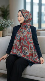 Desenli Soft Şal - 052