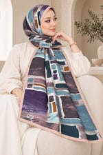 Desenli Soft Şal - 063