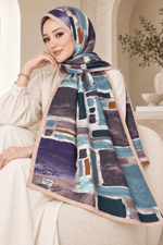 Desenli Soft Şal - 063