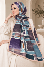 Desenli Soft Şal - 063