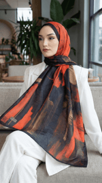 Desenli Soft Şal - 067