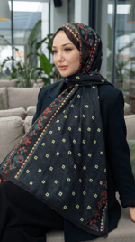 Desenli Soft Şal - 071