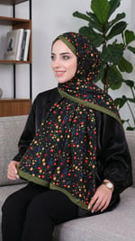 Desenli Soft Şal - 076