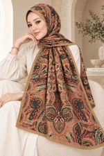 Desenli Soft Şal - 077