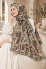Desenli Soft Şal - 078