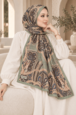 Desenli Soft Şal - 078