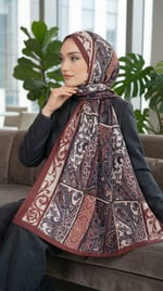 Desenli Soft Şal - 079