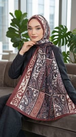 Desenli Soft Şal - 079