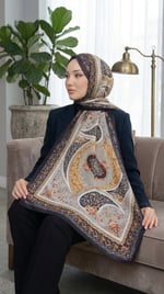 Desenli Soft Şal - 088