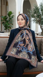 Desenli Soft Şal - 089