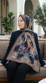 Desenli Soft Şal - 089