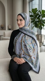 Desenli Soft Şal - 093