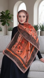 Desenli Soft Şal - 098