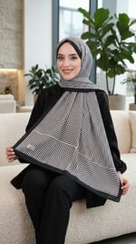 Desenli Soft Şal - 101