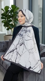 Desenli Soft Şal - 108