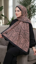 Desenli Soft Şal - 118