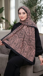Desenli Soft Şal - 118