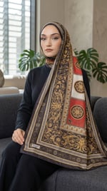 Desenli Soft Şal - 119
