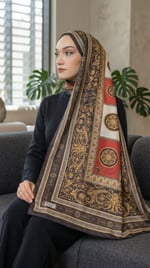 Desenli Soft Şal - 119