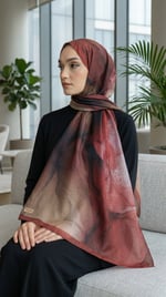 Desenli Soft Şal - 123