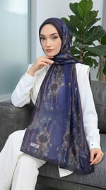 Desenli Soft Şal - 128