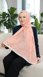 Desenli Soft Şal - 132