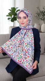Desenli Soft Şal - 133