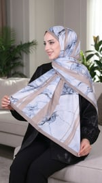Desenli Soft Şal - 137